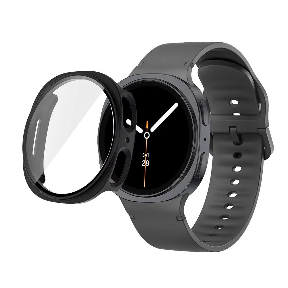 Case + Band for Samsung Galaxy Watch 8 44mm 40mm Sport Wrist Replacement Belt Correa Bracelet+Cover+Glass Galaxy Watch 8 Straps
