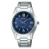 [Часы Seiko] Мужские часы Dolce Solar Radio Titanium Model Navy Dial SADZ197 Silver