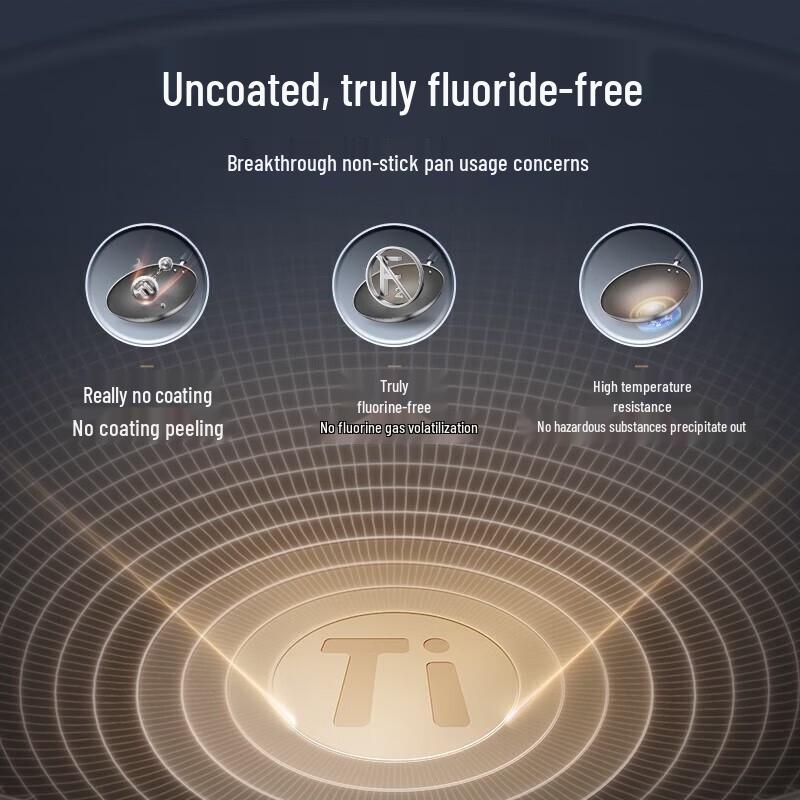 SUPOR Titanium Non-stick Wok with Lid