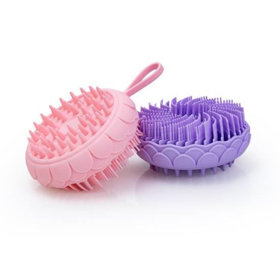Силиконовая щетка для ванны, двусторонняя, с мягкой щетиной, для глубокого очищения, многофункциональная душевая щетка