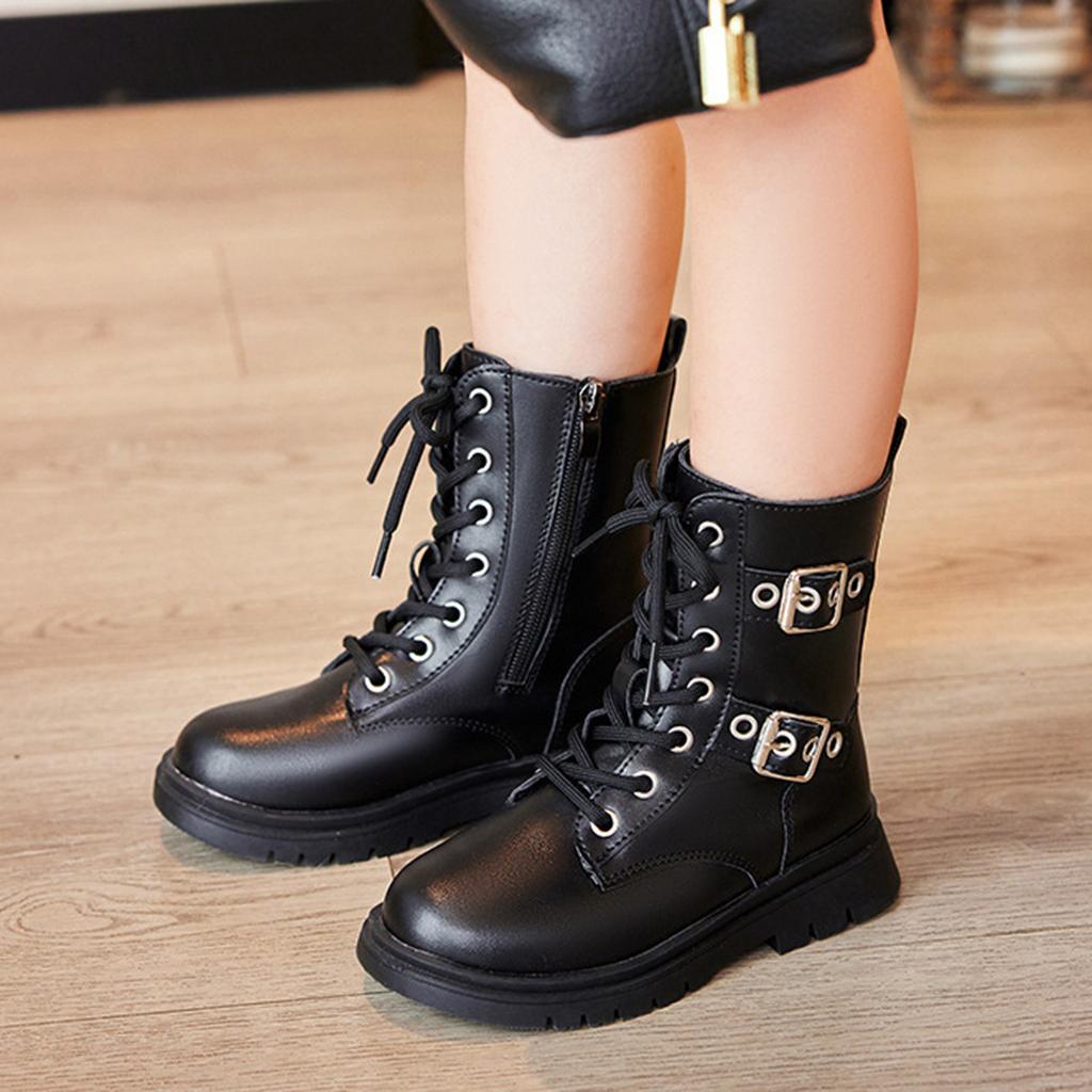 Детские ботинки, Однобортные ботинки, Британские, Короткие ботинки на боковой молнии