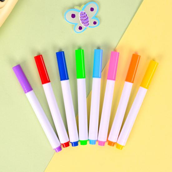 8/12Pcs Water Soluble Chalk Markers LED Boards Art Crafts Smooth Application Bold Lines Erasable Ink Neon Pens