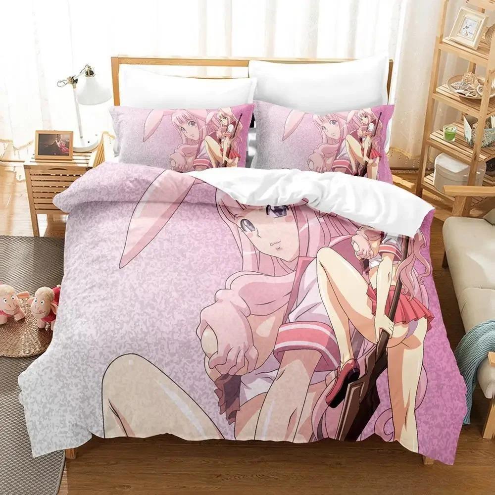 Queen Blade Bedding Set Single Twin Full Queen King Size Bed Set Adult Kid Bedroom Duvet Cover Sets 3D Print Anime Bed Sheet Set
