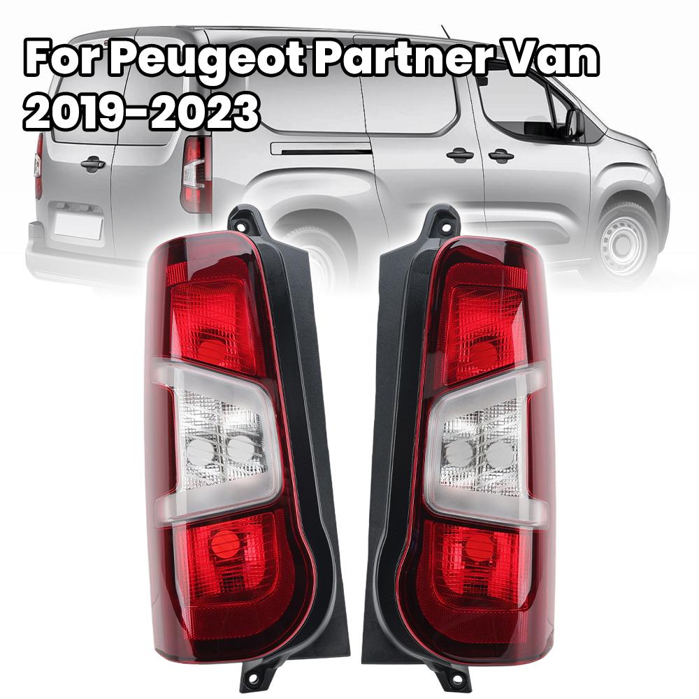 Left/Right Tail Light without Bulb for Peugeot Partner for Citroen Berlingo for Vauxhall Combo for Toyota Proace City 2019-2023