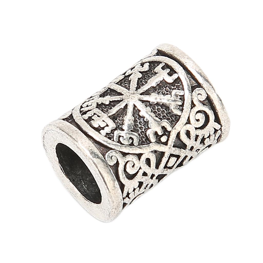 5 шт., трубочки для плетения волос, бусины, дреды, бусины для бороды, украшения для волос, аксессуары для плетения волос, ювелирные изделия «сделай сам»