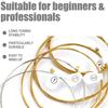 6pcs/set high-quality acoustic guitar strings 1-6 replacement brass guitar strings Ensure bright and clear timbre quality string