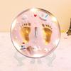 Newborn baby hand and foot prints mud lanugo souvenirs diy baby hand and foot prints hundred days full moon week old gift