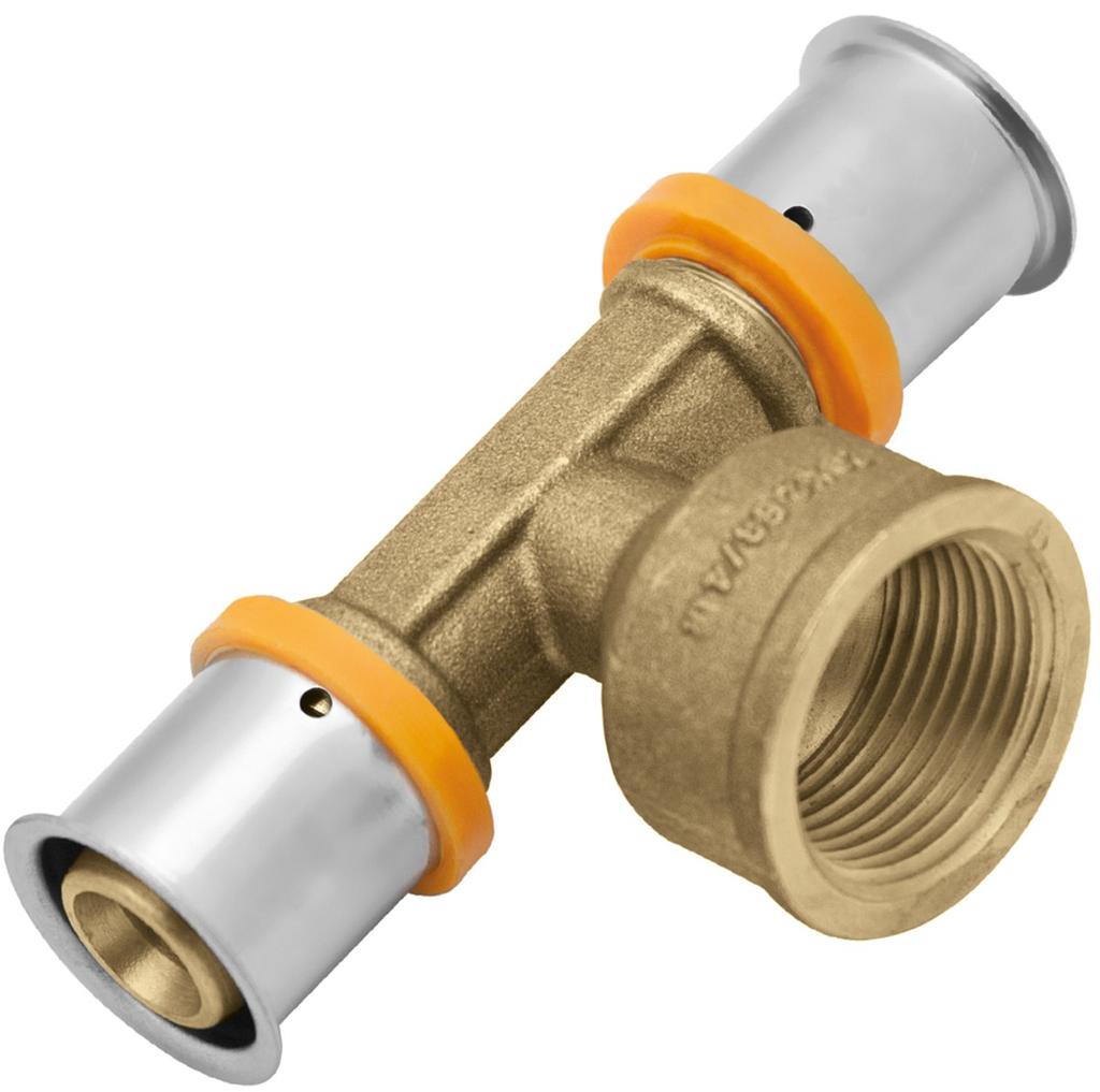 Brass tee GW ultraPRESS - 20 Rp1/2"