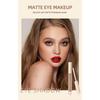 QIBEST Matte Liquid Eyeshadow Liquid Matte Finish Face Nude Earth Color Three-dimensional Eye Cheeks