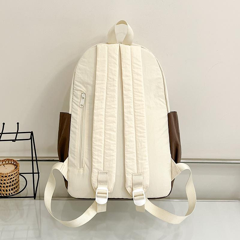 Простой школьный рюкзак, корейские контрастные цвета, новый школьный рюкзак, легкий дорожный и повседневный рюкзак, высокая ценность, грязеотталкивающий