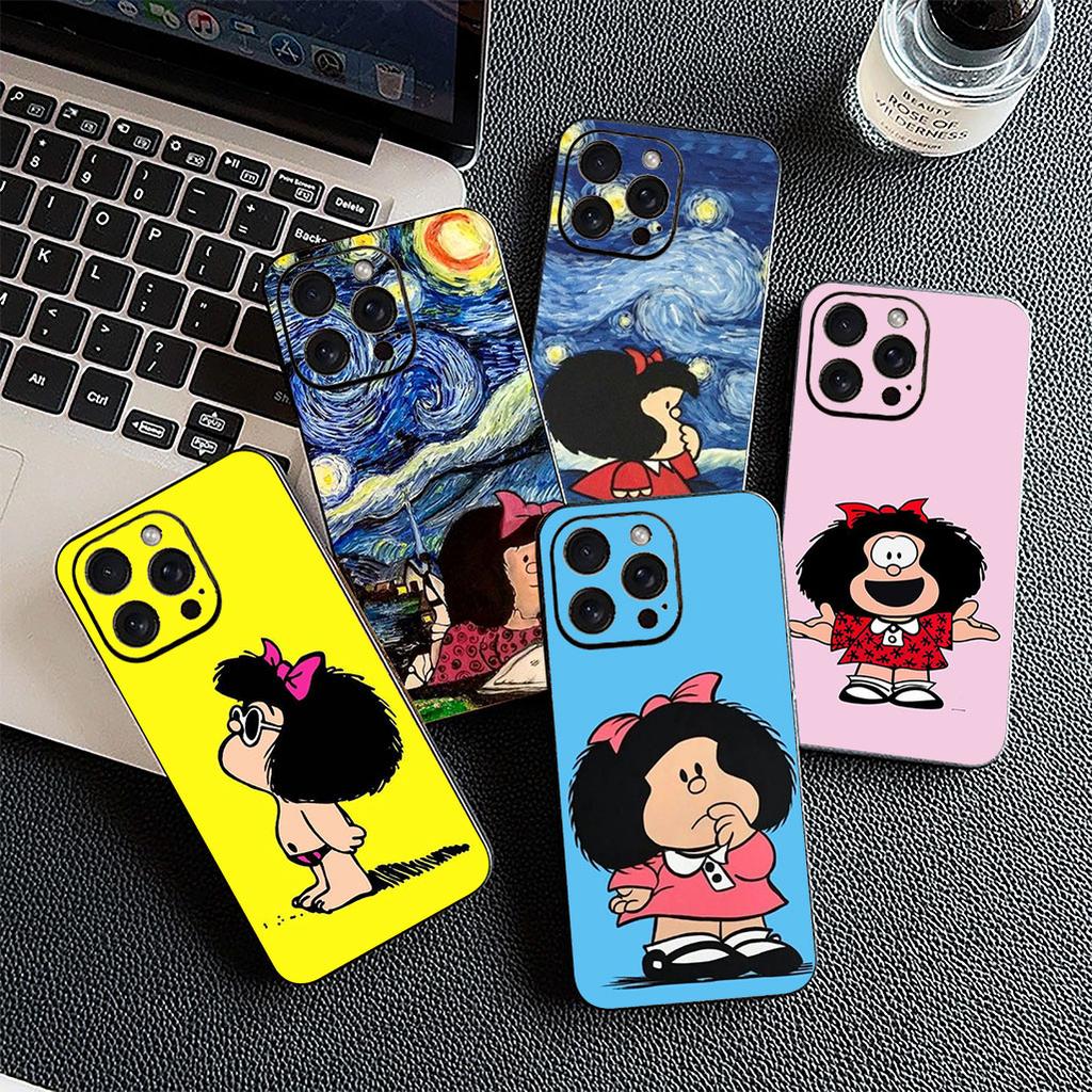 for Samsung Galaxy Note 20 Ultra 10 8 9 S10 Plus Lite S8 A70 A24 A25 S10E A21S A37 A57 A51 A7 Case Poster M-Mafaldas Cartoon
