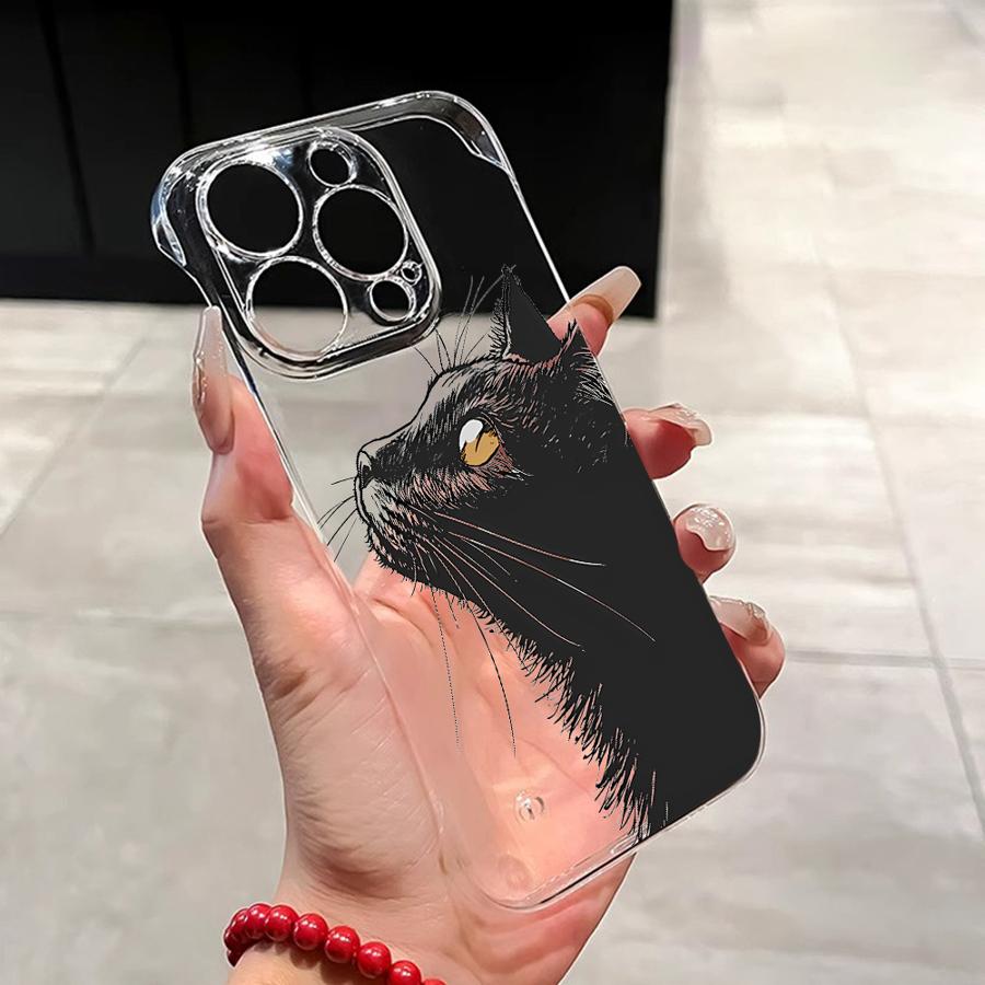 Чехол для телефона «Кошка с хлебом» для Apple iPhone 15 16 Pro Max 13 14 Plus 12 11 Pro plus Матовый
