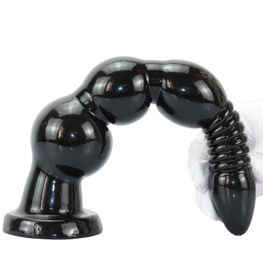 Анальные бусы-пробка трех размеров - Уличная SM-игрушка для стимуляции ануса