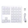 Number Pad Wireless Bluetooth Dual Mode 35 Keys Rechargeable Universal Numeric Keypad for Laptop PC