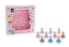 Race Sanrio Characters Peel-Off Nail Polish, 10-Piece Set, 230729