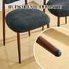 Dining Chair Set of Bed Linen (2 pieces), Upholstered Kitchen Chair without Armrests, Modern Dining Chair with Curved Backrests