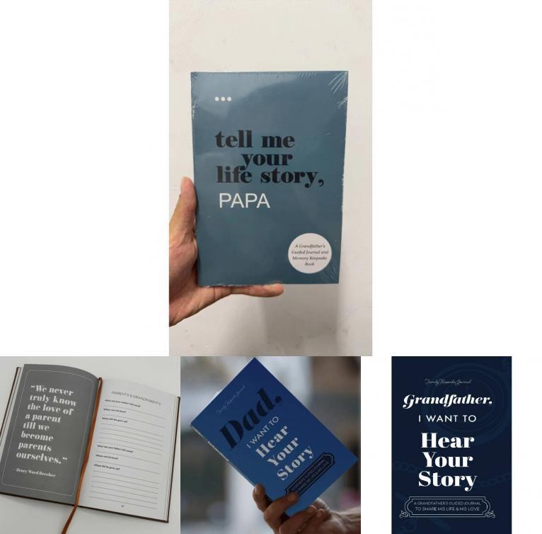 Винтажный блокнот-реликвия «Папа, я хочу услышать твою историю», идеально подходящий для памятных вещей