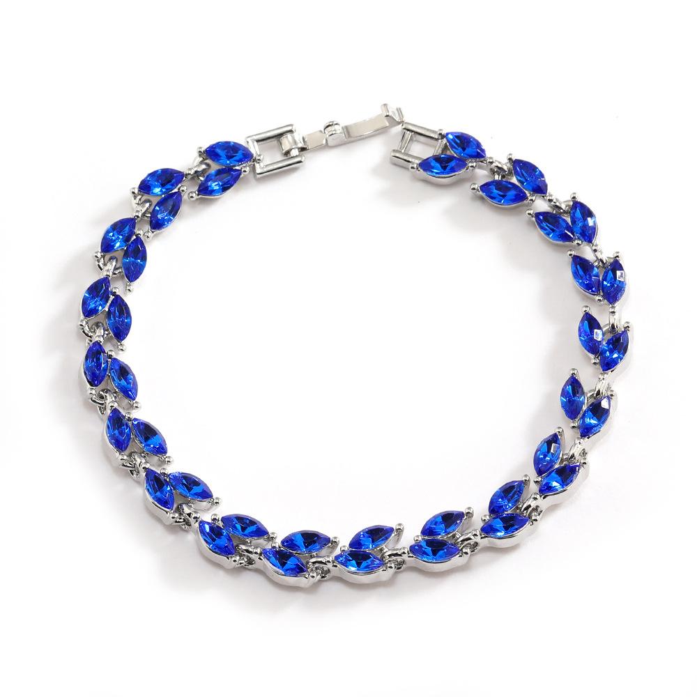 Браслеты, Браслеты, Ювелирные изделия, Креативные, Модные и Универсальные Маленькие Браслеты из Листьев Ивы с Кристаллами Свежего Цвета