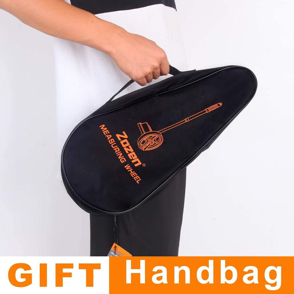 Zozen Walking Measure Измерение расстояния Измерение дороги 6 дюймов Телескопическое 10 см-9999 м Измерительное колесо Измерительное колесо Начальная точка Стрелка отмечена