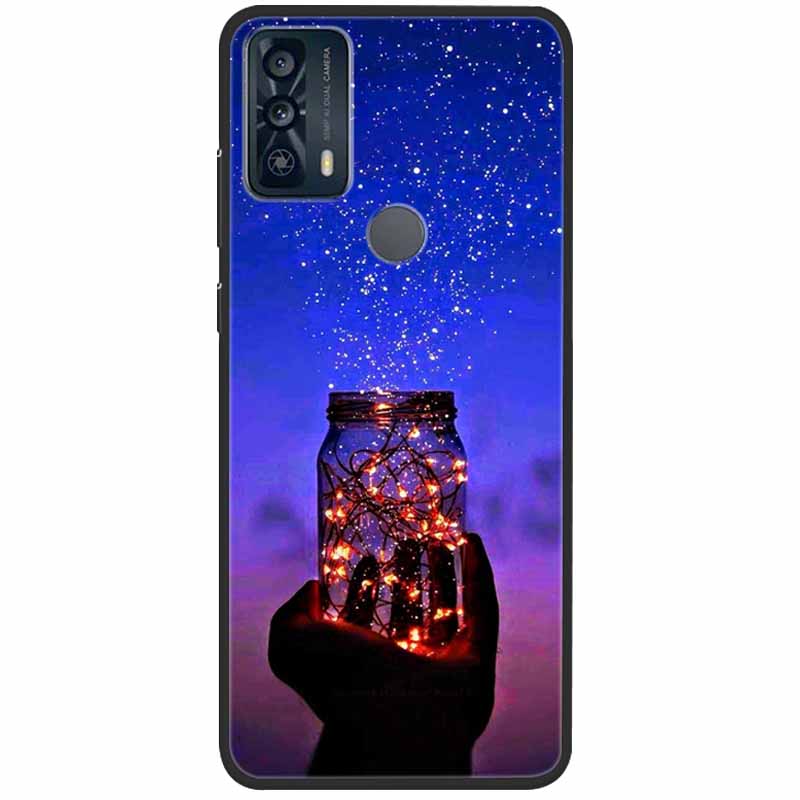 Чехол For TCL 20B Case 6159K Силиконовый Мягкий Модный TPU Чехол для Телефона для TCL 20B Case для TCL 20B 20 B Бампер Защитный TPU Оболочка