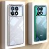 Poko F 6 M6pro 4g X6pro Роскошный Покрытие Бампер Прозрачный Чехол Для Xiaomi Mi Poco M6 F6 X6 Pro 5g Силиконовый Прозрачный Чехол На F6pro