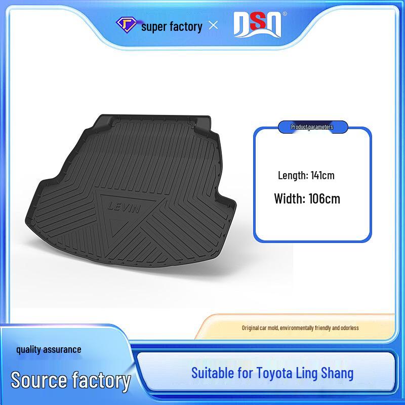Коврик в багажник Toyota Ling Shang (2021-2023 гг.) - Экологичный, Водонепроницаемый ТПЭ