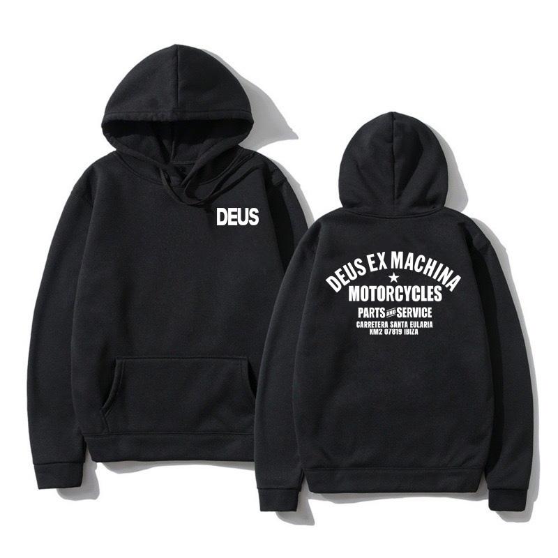DEUS EX MACHINA Hoodie For Men Women Street Fashion Sweater Popular Hip Hop Sweatshirt Winter Oversized Long Sleeve Streetwear