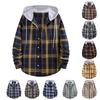 Autumn Style Son Hooded Shirt Men's Style Loose Long Sleeve Top