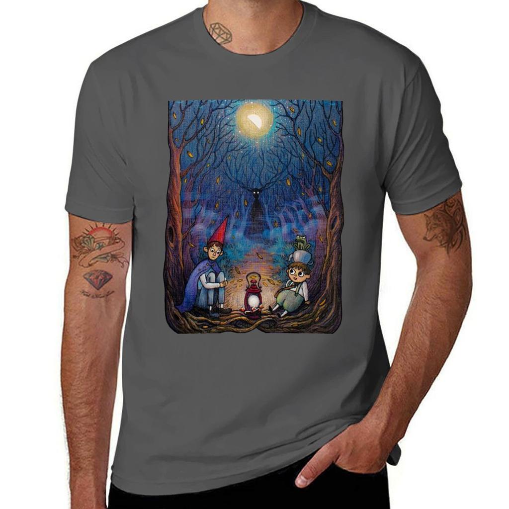 Over The Garden Wall Tshirt Basic Crew Neck Short Sleeve Top