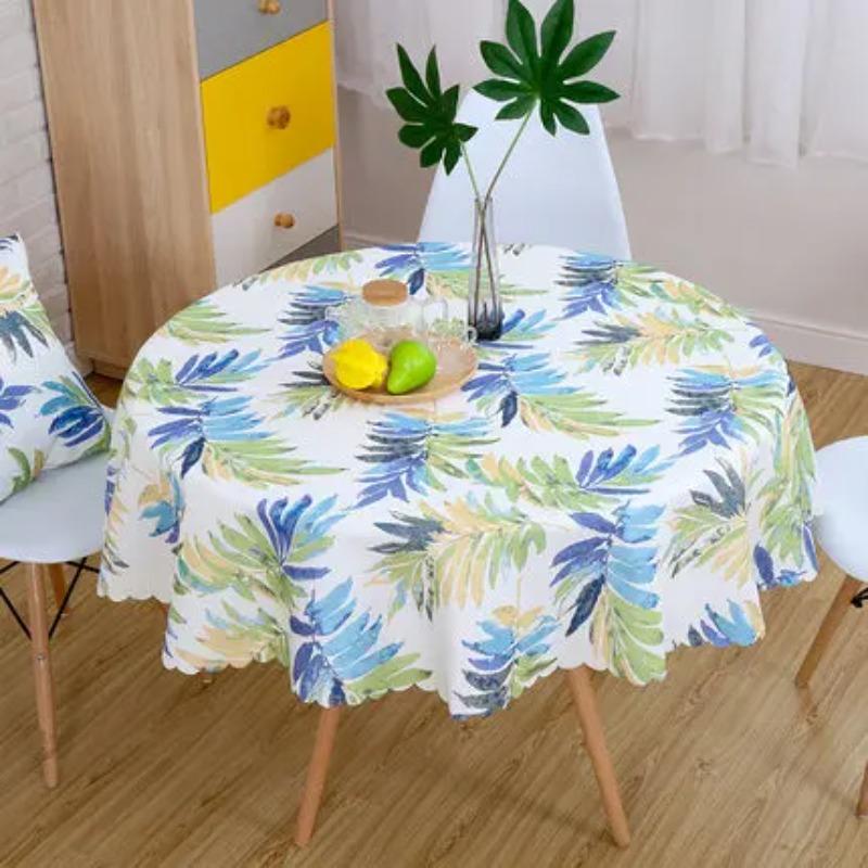 Гордая Роза Водонепроницаемая Скатерть Напечатанная Круглая Скатерть Чайная Скатерть для Свадебной Вечеринки Домашний Декор Обеденного Стола Не требующая стирки