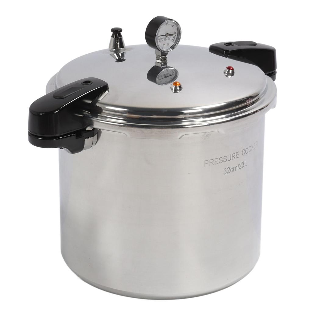 Pressure Cooker Thickened Aluminum Alloy 23L Large Capacity Polished Pressure Cooker for Induction