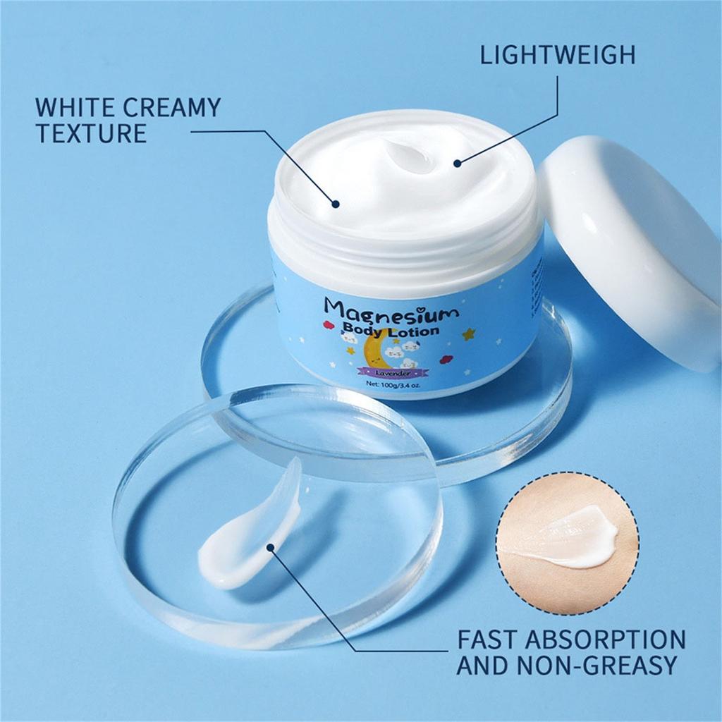 Magnesium Lotion For Kids Sleep & Calm: Topical Magnesium Cream Supports Children Bedtime & Night Calming - Free Of Melatonin,Lavender