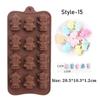 Jelly Pudding Fruit Gummy Candy Silicone Molds Animal Chocolate Cake Baking Tool Mold Ice Resin Mould 3D DIY