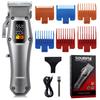 SOLIMPIA Hair Clippers Mens Beard Trimmer Cordless RechargeableTrimmer for Home Use
