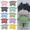 Plaid Clothing Dress Up Accessories Shirt Doll Clothes Toy Pajama Set