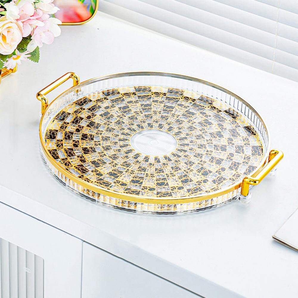 С ручкой Поднос для украшения Рамадана Домашний поднос для хранения хлеба Поднос для чая Мубарак Ид