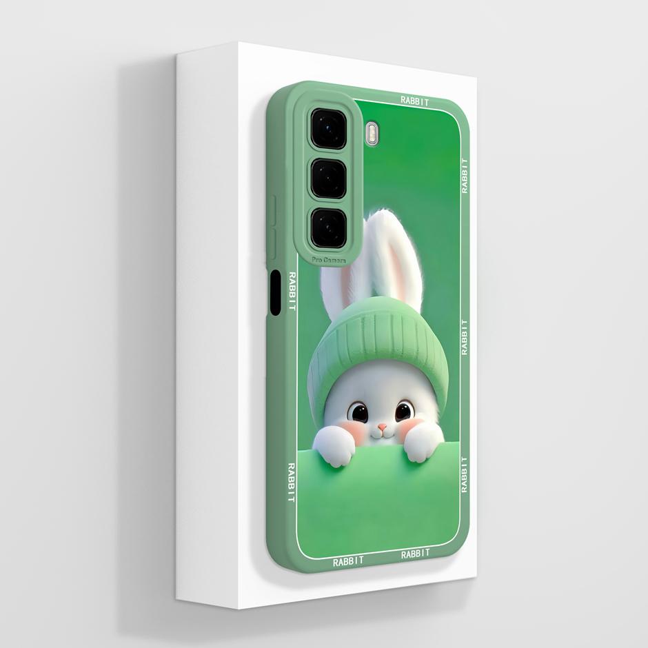 Для Infinix Hot50 50i 50Pro 50Pro+ Чехол Милый Кот Панда Защита от Падений Уникальная Крышка для Телефона Для Infinix Hot 50 Pro Plus 50i Capa