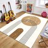 Modern Abstract Area Rug Carpet Mat Rug Home Decoration Wave Pattern Non Slip Floor Rug for Living Room Bedroom Decor