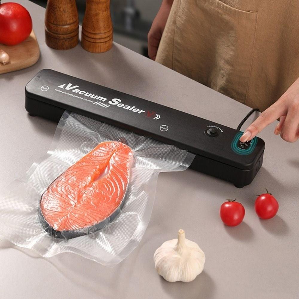 EU Plug Food Packaging Machine Compressing Electric Food Sealer Kitchen Appliances