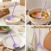 Non-scratch Pan Soup Ladle Round Wide Spoon Head Kitchen Utensil Non-stick Spoon  Daily Cooking