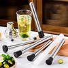 Creative Bar Muddler Stainless Steel Fruit Tea Pounding Stick Fruit Tea Muddler  Bar Accessories