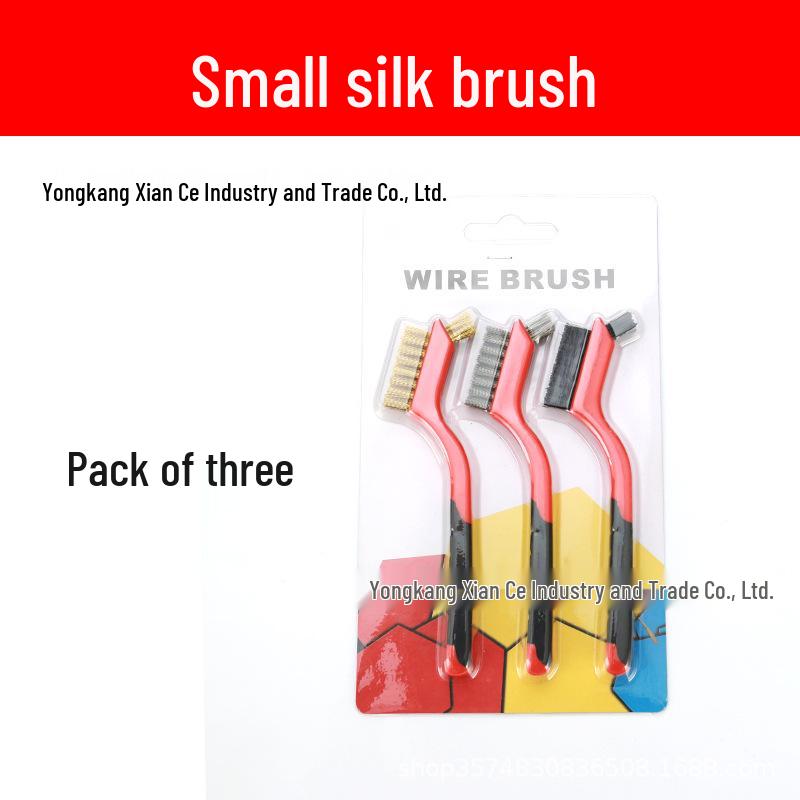 Промышленная зубная щетка из нержавеющей стали и медной проволоки для удаления ржавчины и чистки кухонной плиты