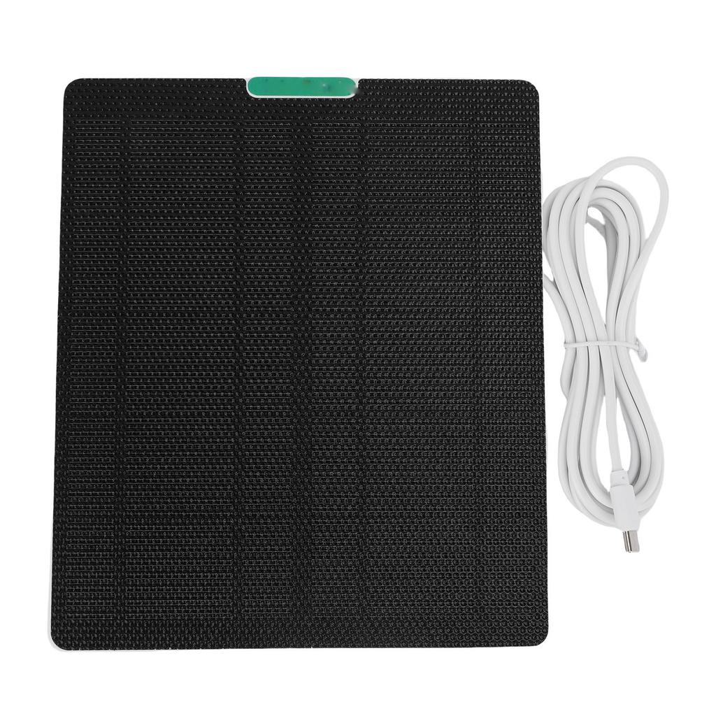 10W 5V Security Camera Solar Panel ETFE Waterproofing Type C Fast Charging Camera Solar Panel Charger Fit for Ring White