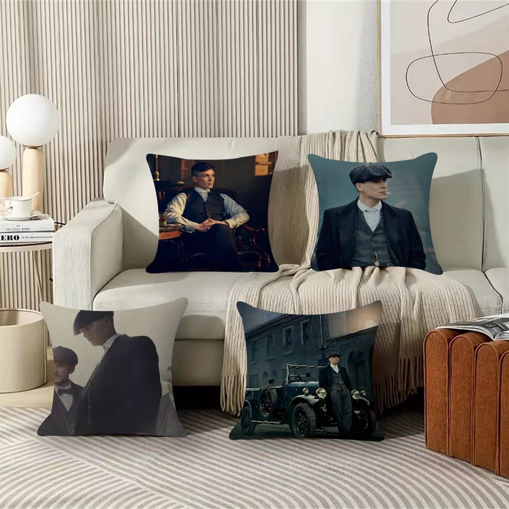 Peaky Blinders TV Play Personalized Picture Text Home Decorative Pillows Household Gifts 45x45cm
