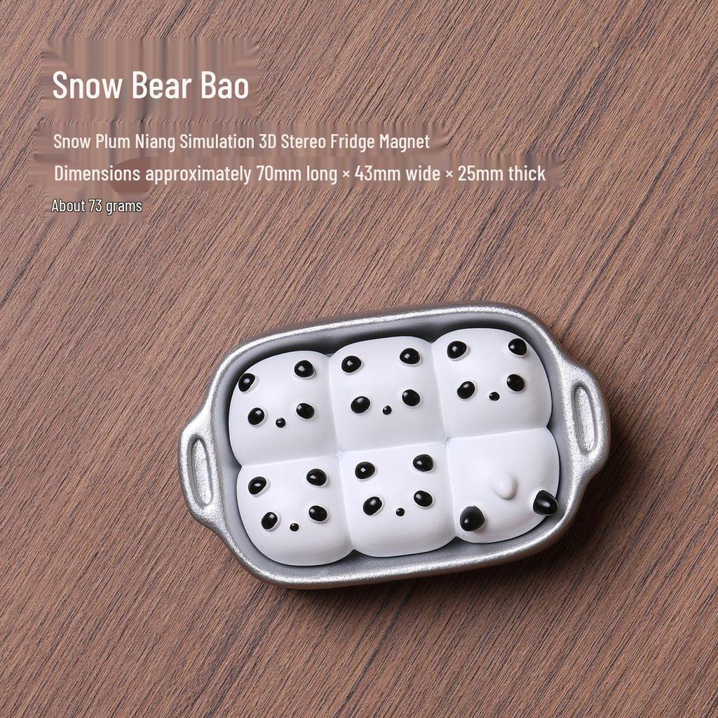 3D Fruit Magnet: Watermelon, Cherry, Strawberry Cat Design