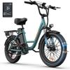 URLIFE E20 Multi Terrain Electric Bike For Adult 48V13Ah Battery 500W Motor Electric Bicycle 20 Inch Fat Tires City Riding E-bike