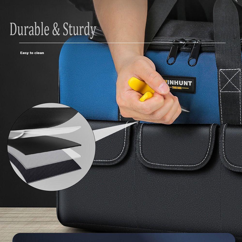 Waterproof Toolkit Oxford Tool Organizer Durable Square Tool Bag Garage