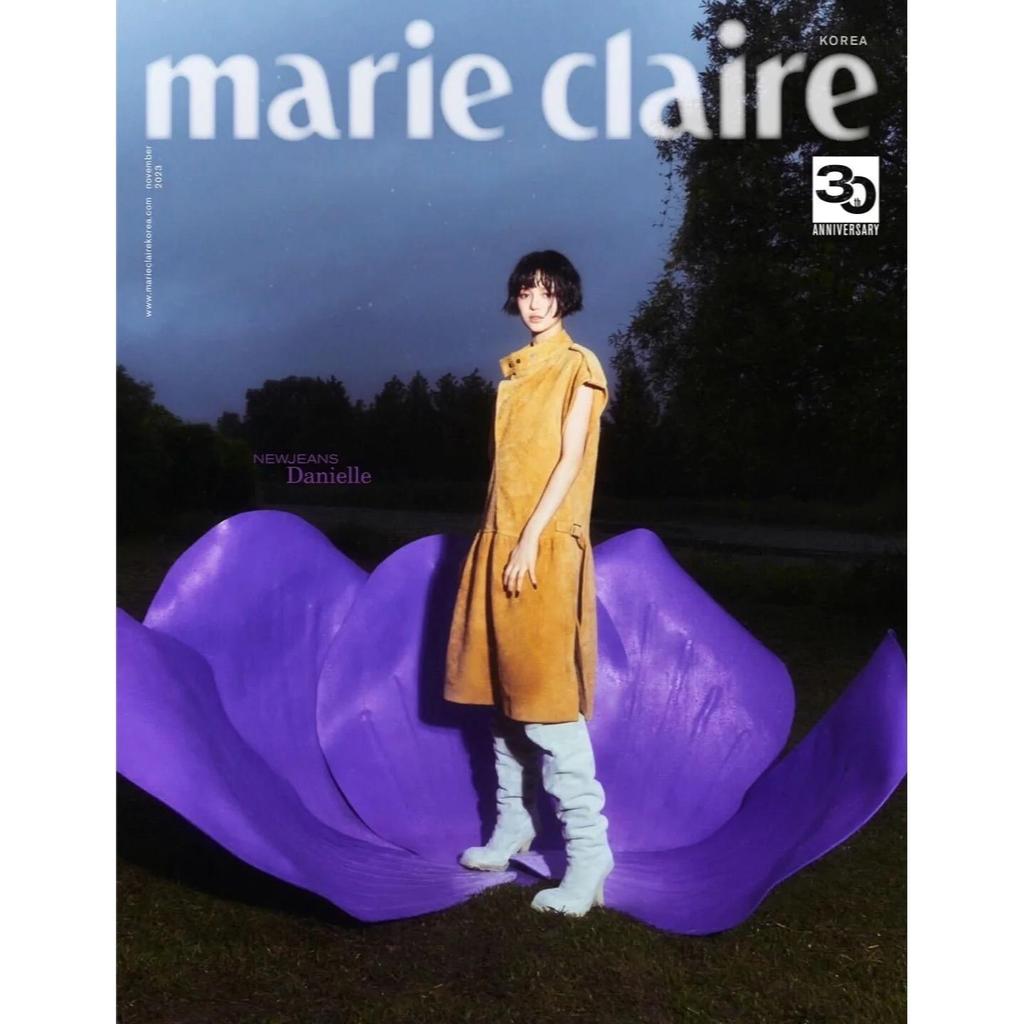 Marie Claire Korea 2023 Ноябрь Новые джинсы Danielle KPOP, K START, K BEAUTY