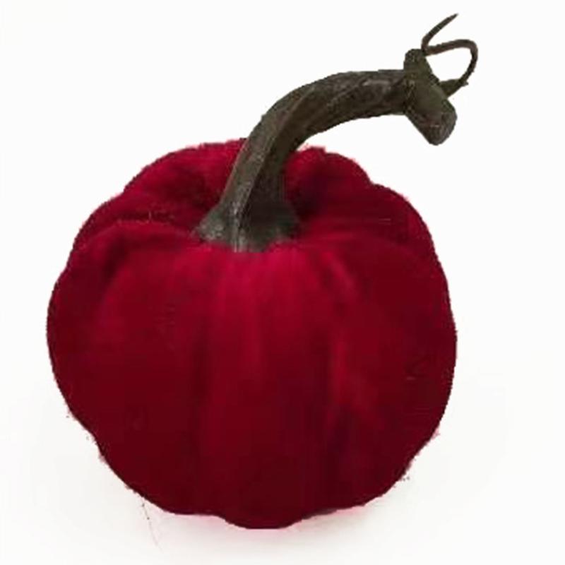 Хэллоуин украшения маленькие тыквы из пены поддельные бархатные тыквы тыквы декор стола