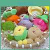 Corn Carrots Mushrooms Cartoon Plush Keychain Vegetable Cord School Bags Gift